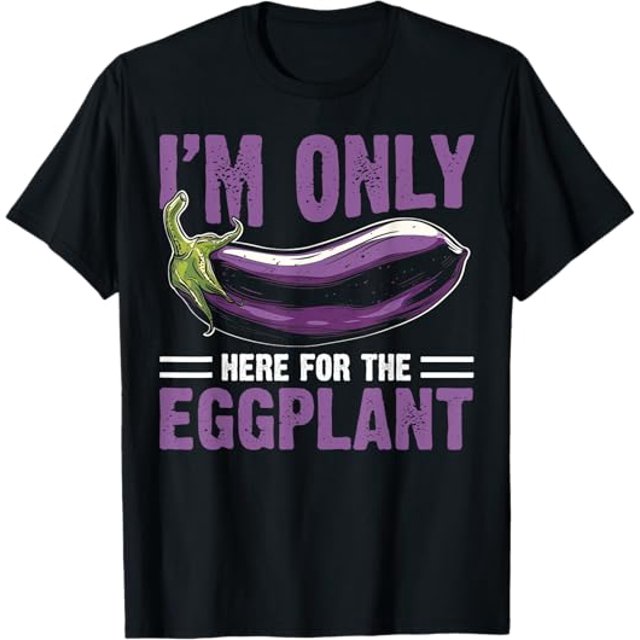Funny Eggplant Costume Gardening Love Aubergine TShirt