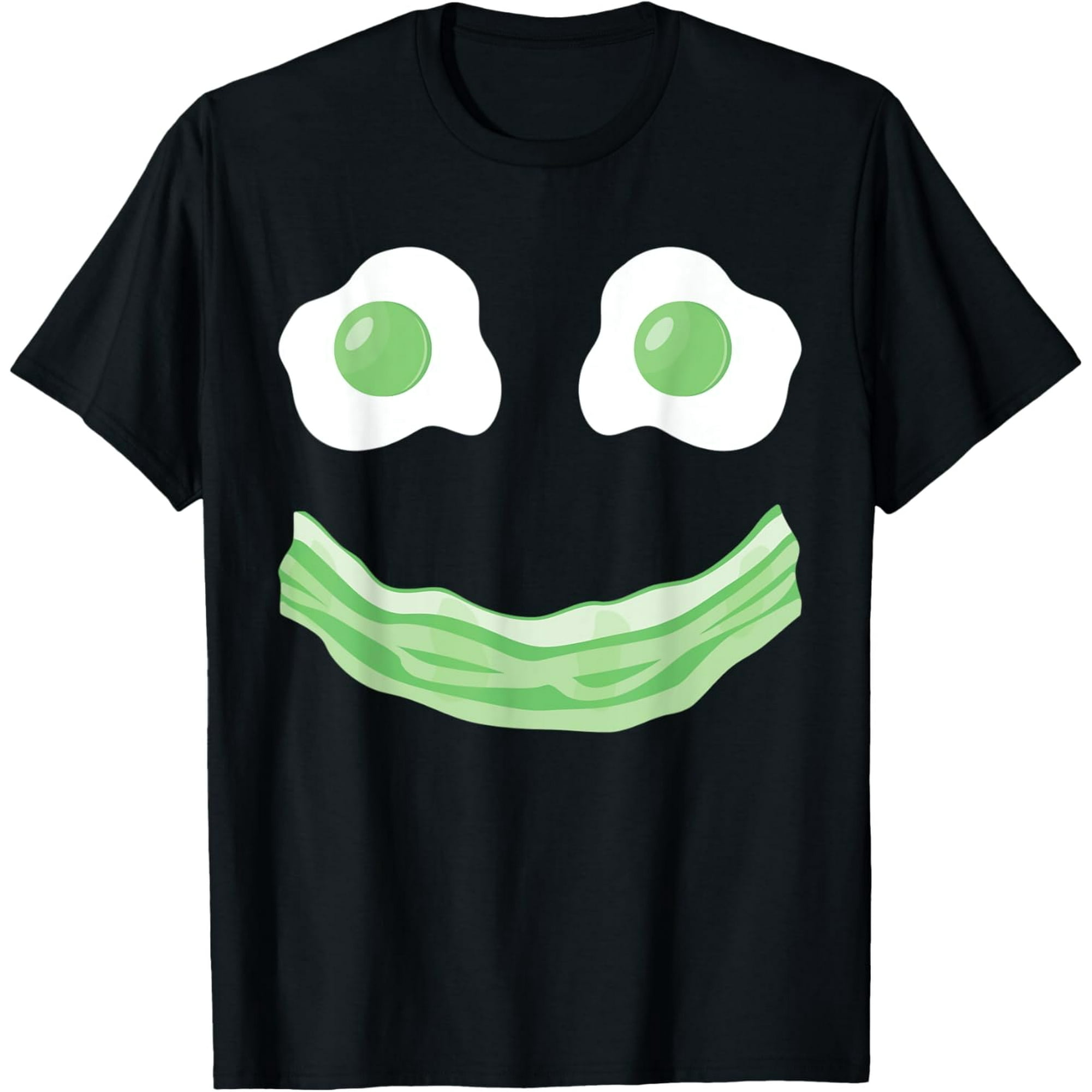 Funny Eggs Ham Smile Face St.Patrick's Day T-Shirt - Walmart.com