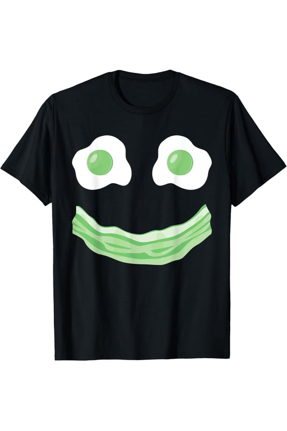 Funny Eggs Ham Smile Face St.Patrick's Day T-Shirt