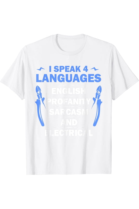 Funny Electrician Art Men Women Electrical Engineer Humor T-Shirt