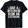 thumbnail image 1 of Funny Electrician Art Men Women Electrical Fuse Engineers T-Shirt, 1 of 3