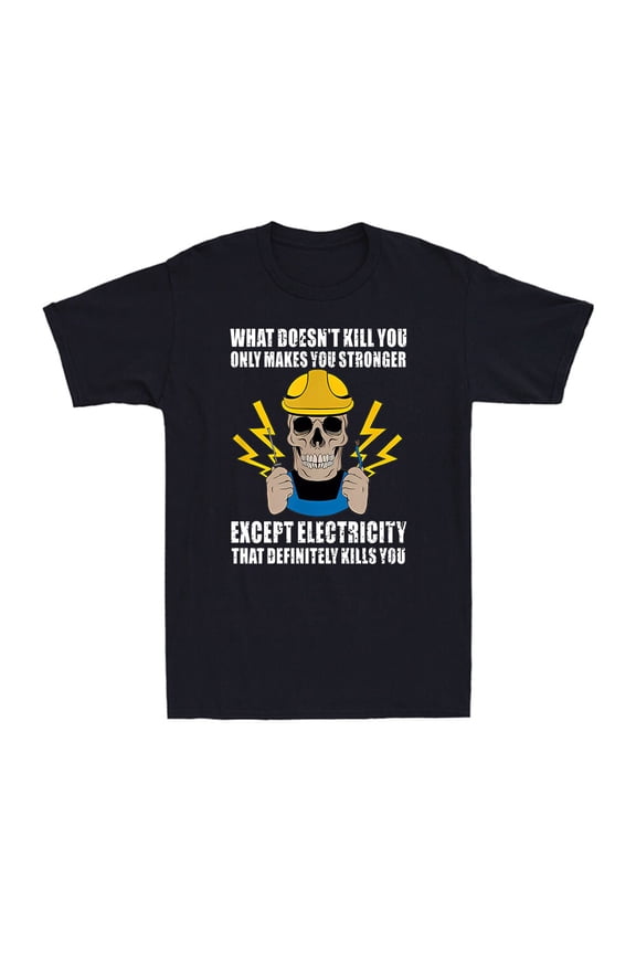 Funny Electrician Gift for Electrical Engineer Electricity Graphic Tee