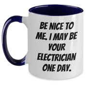 Funny Electrician Coffee Mug - Humorous Gift For Electrical Workers And Technicians