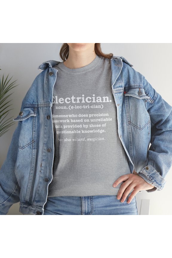 Funny Electrician Noun Definition T-Shirt