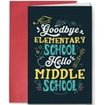 thumbnail image 1 of Funny Elementary Graduation Card, Congratulation Card for 5th 6th Grade Graduates, Goodbye Elementary School, Hello Middle School, 1 of 7