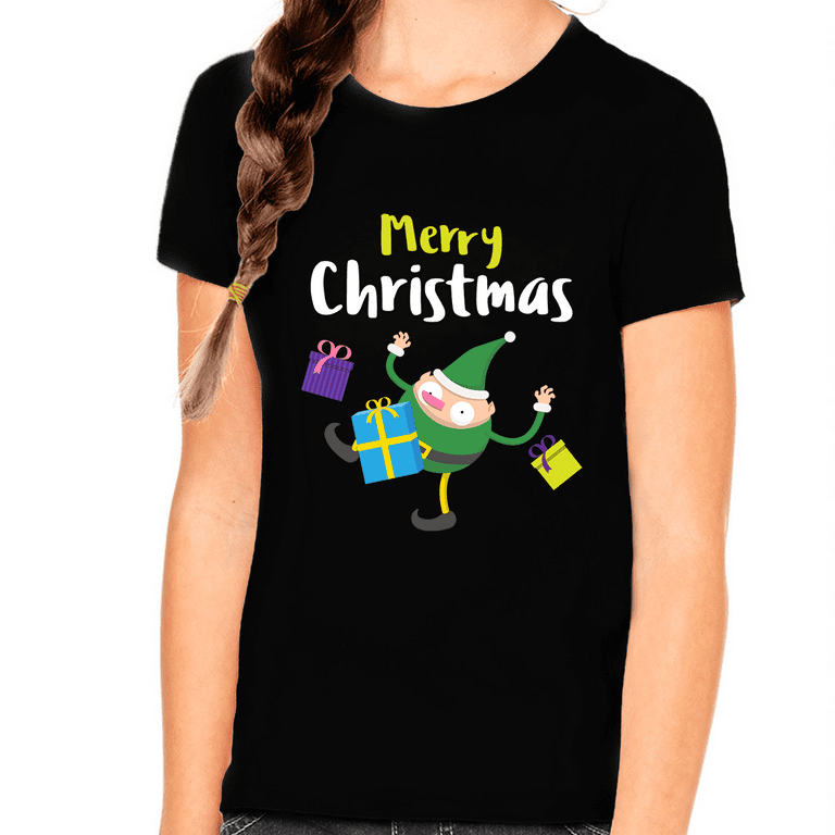 Kids funny on sale christmas shirts
