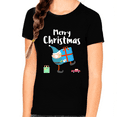 thumbnail image 1 of Funny Elf Girls Christmas Shirt Funny Christmas Shirts for Girls Christmas T Shirt Kids Christmas Gift, 1 of 6