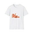 thumbnail image 1 of Funny Elf Lounging Normal Graphic Novelty T-Shirt, 1 of 4