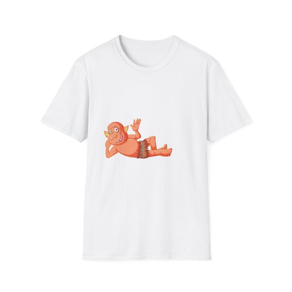 Funny Elf Lounging Normal Graphic Novelty T-Shirt