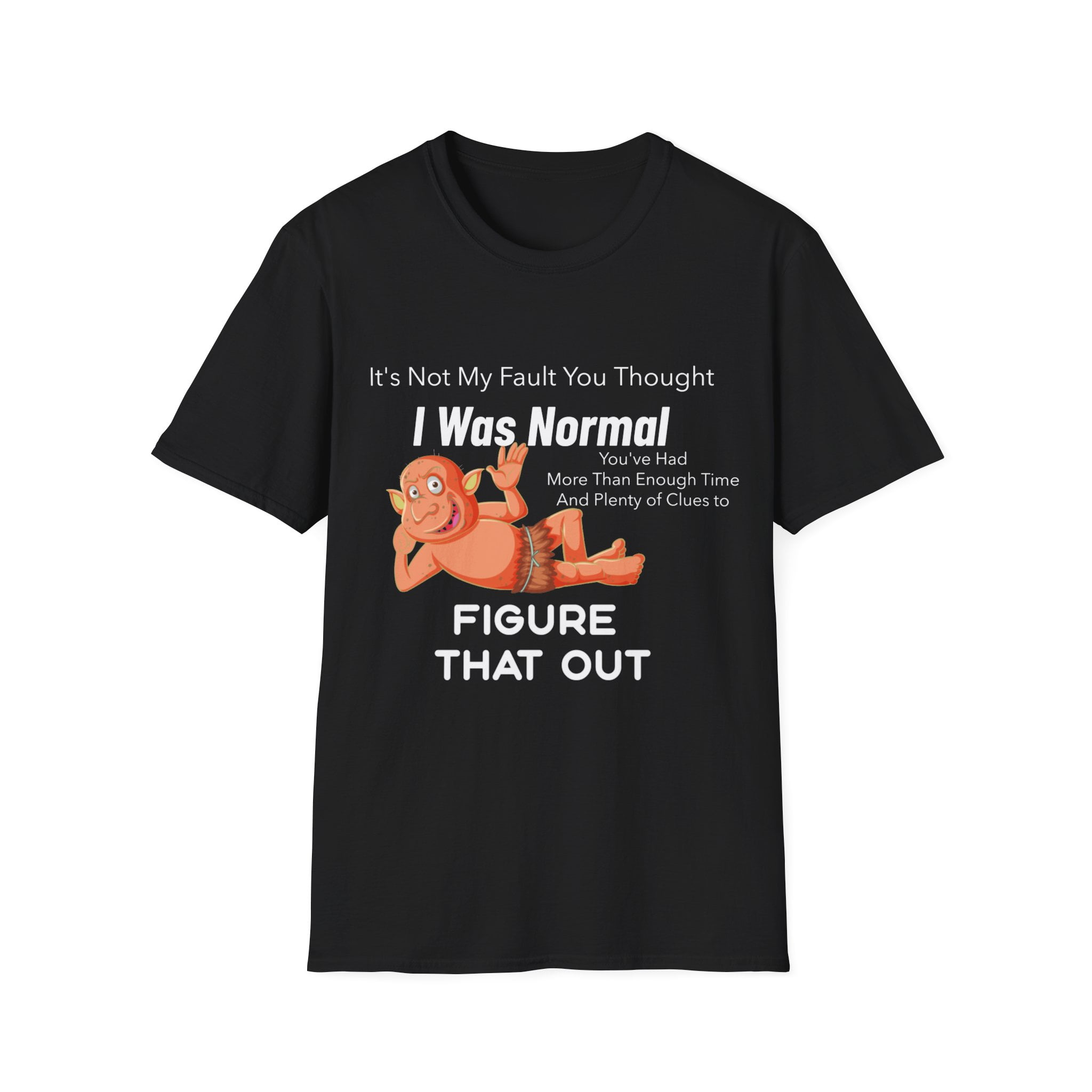 Funny Elf Lounging Normal Graphic Novelty T-Shirt