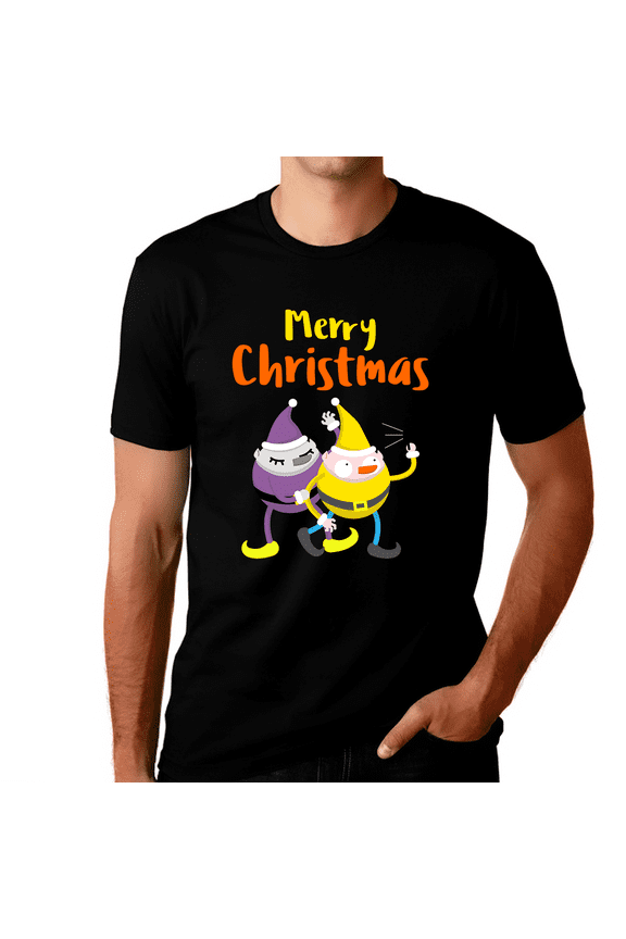 Funny Elfs Funny Christmas Shirts for Men X-Mas Gift Christmas Clothes for Men Funny Christmas Shirt