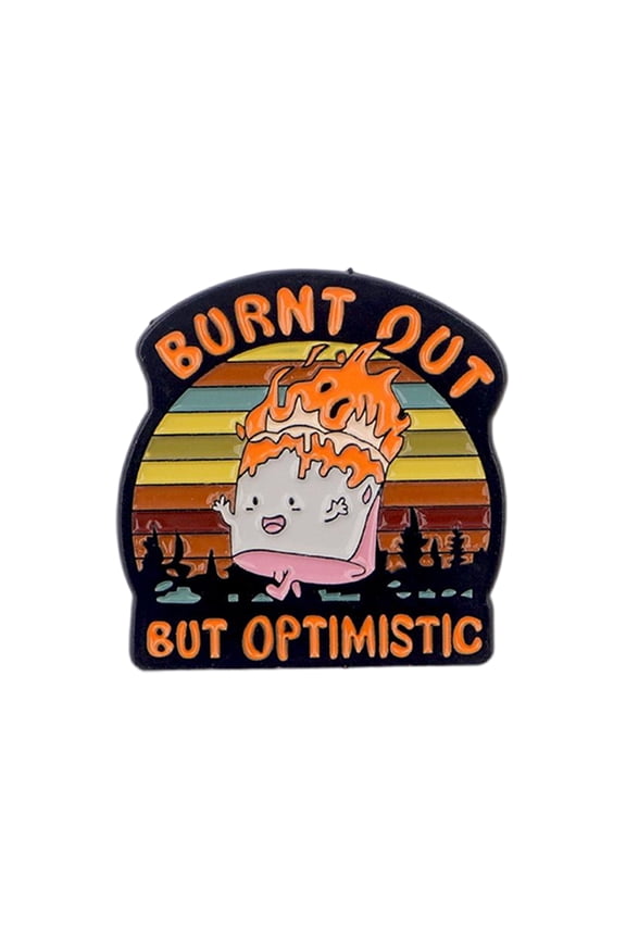 Funny Enamel Pins, Cute Novelty Brooch Badge, Dumpster Fire Pin, Lapel Pin for Backpacks and Jackets, Accessory Gift for Friends I