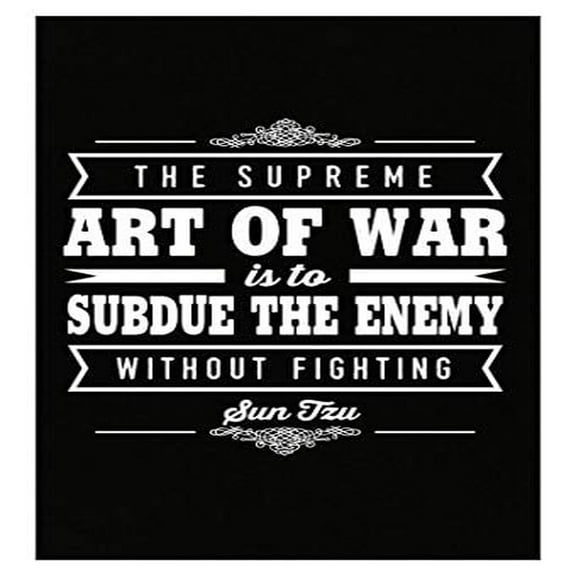 Art of War Motivational Poster - Wall Decor for Office Gift