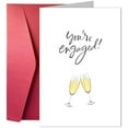 thumbnail image 1 of Funny Engagement Cards: Romantic proposal cards — for girlfriend/boyfriend/bride/groom; humorous invitation/greeting cards. $Office, 1 of 6