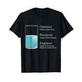 thumbnail image 1 of Funny Engineer Optimist Pessimist Engineering T-Shirt, 1 of 5