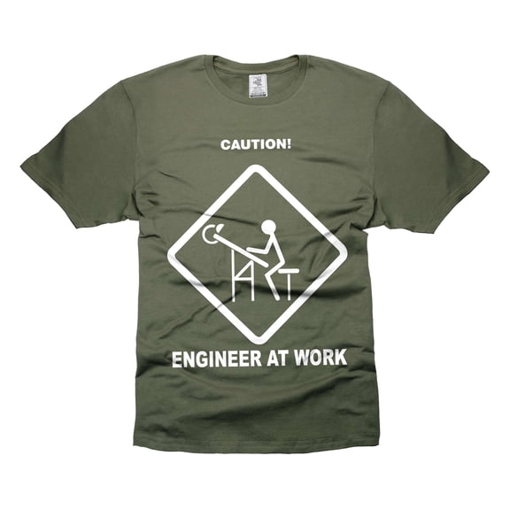 Funny Engineer Shirt Engineer Joke T-Shirt Engineer Gift Ideas Father's Day Gifts (XX-Large Military Green)