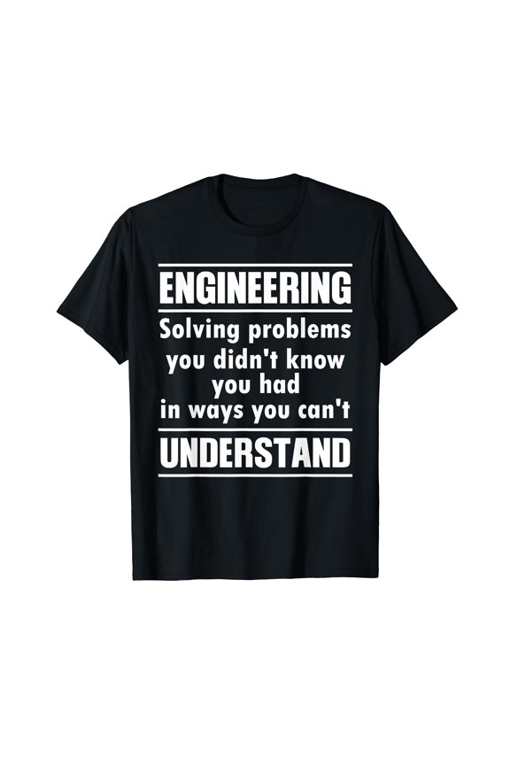 Funny Engineering Design T-Shirt for Creative Minds - Perfect Gift for Engineer Students