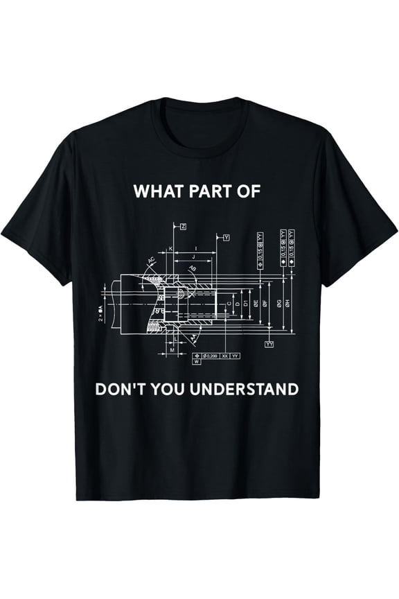 Funny Engineering - Mechanical Engineering T-ShirtMen and women, Black T-shirt, size: Extra large