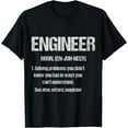 thumbnail image 1 of Funny Engineering Shirt For Men ENGINEER DEFINITION T-Shirt, 1 of 4