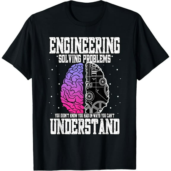 Funny Engineering Solving Problem Engineer Students Workers T-Shirt