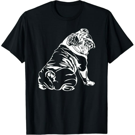 Funny English Bulldog Dog Gift T-Shirt for Men, Women & Kids