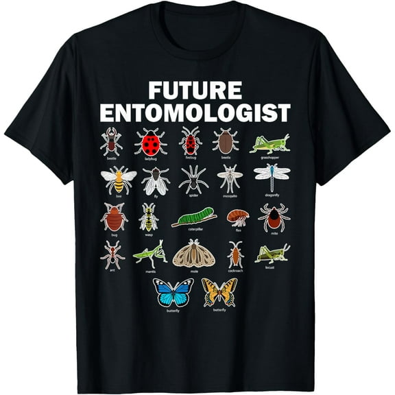 Funny Entomology Insect Bug Lover Men Women Boys Girls Kids T-Shirt