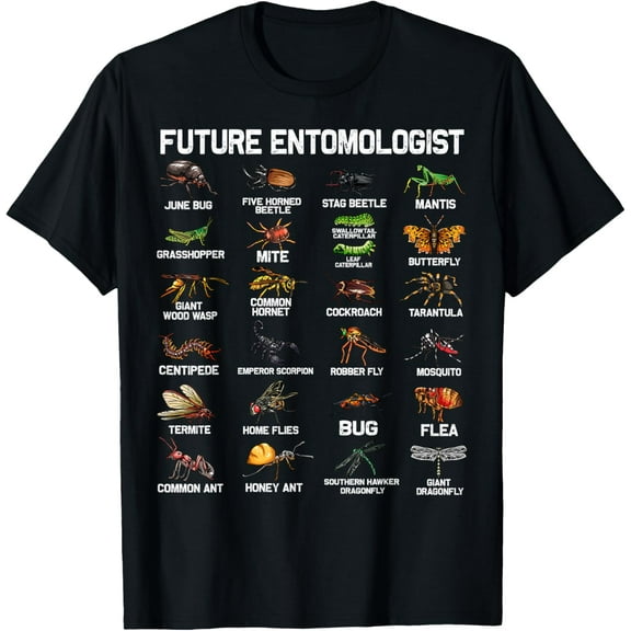 Funny Entomology Insect Bug Lover Men Women Boys Girls Kids T-Shirt