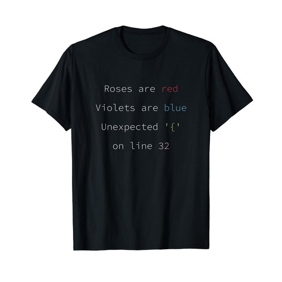Funny Error Code Software Developer Programmer Engineer T-Shirt