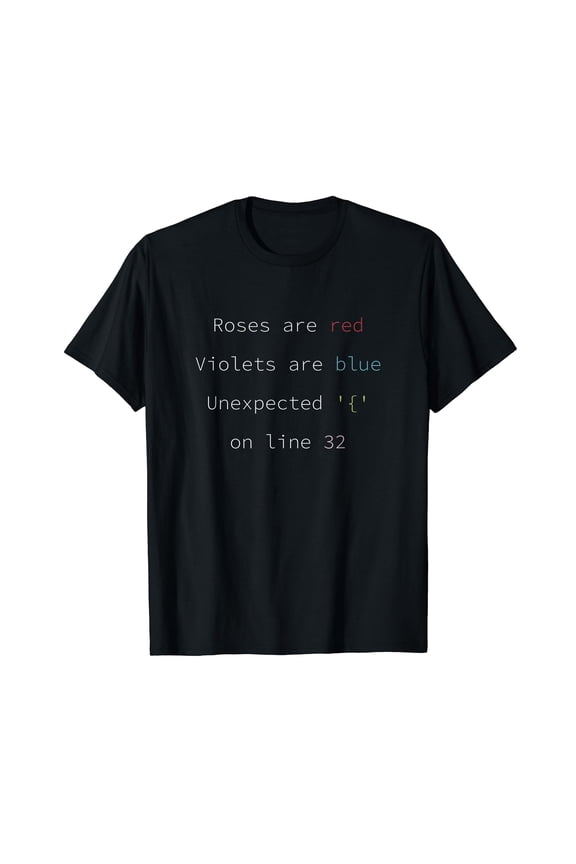 Funny Error Code Software Developer Programmer Engineer T-Shirt