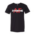 thumbnail image 1 of Funny Essential AF Unisex Adult Short Sleeve T-shirt-Black-large, 1 of 4