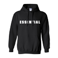 thumbnail image 1 of Funny Essential Employee Unisex Adult Hooded Sweatshirt-Black-5xl, 1 of 4
