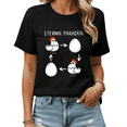 thumbnail image 1 of Funny Eternal Paradox Chicken Lover Gift Graphic Tees Womans T shirt S-5XL Tops, 1 of 4