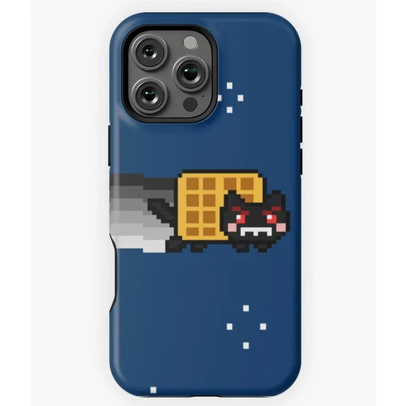 Funny Evil Cat Cartoon Meme Art Protective Case for iPhone 11 12 13 14 15 16 17 Pro Max