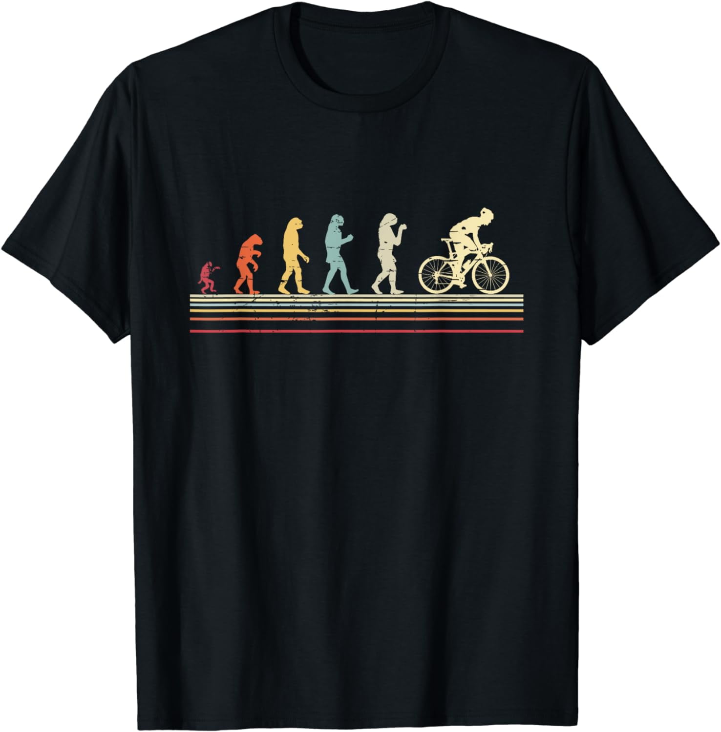 Candymix Motociclismo Evoluzione Umana T-Shirt da Uomo Maglietta