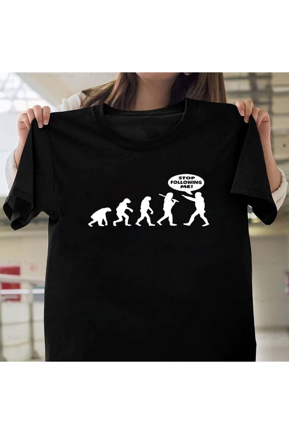 Funny Evolution Of Man Big and Tall Man Graphic Unisex T-Shirt Y3888, Up to Size 5XL