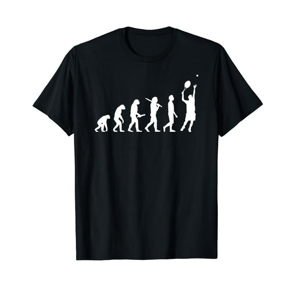 Funny Evolution of tennis player t-shirt gift