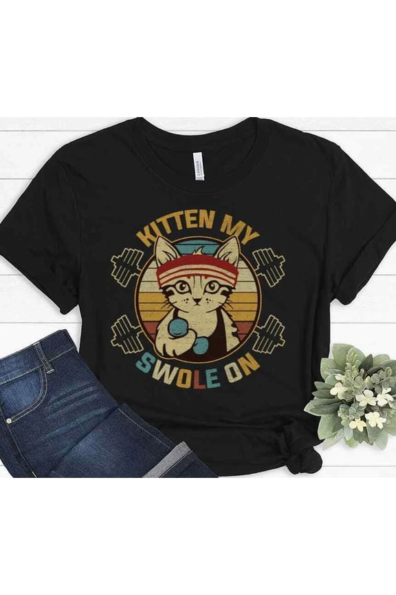 Funny Exercise Routine Gym Gift Athletic Lifting Weights Present Idea Unisex T-Shirt, up to Size 5XL