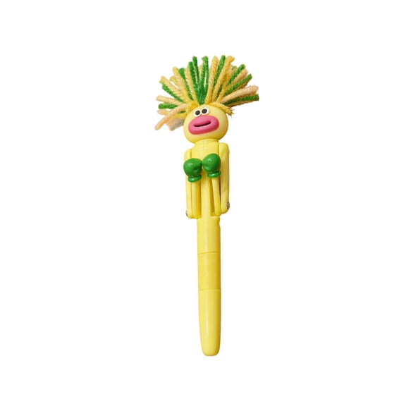 Funny Exploding Hair Pen, Interactive Boxing Ballpoint Pen, Stress Relief Toy for Everyday Use, Ideal Quirky Gift for Any Occasion