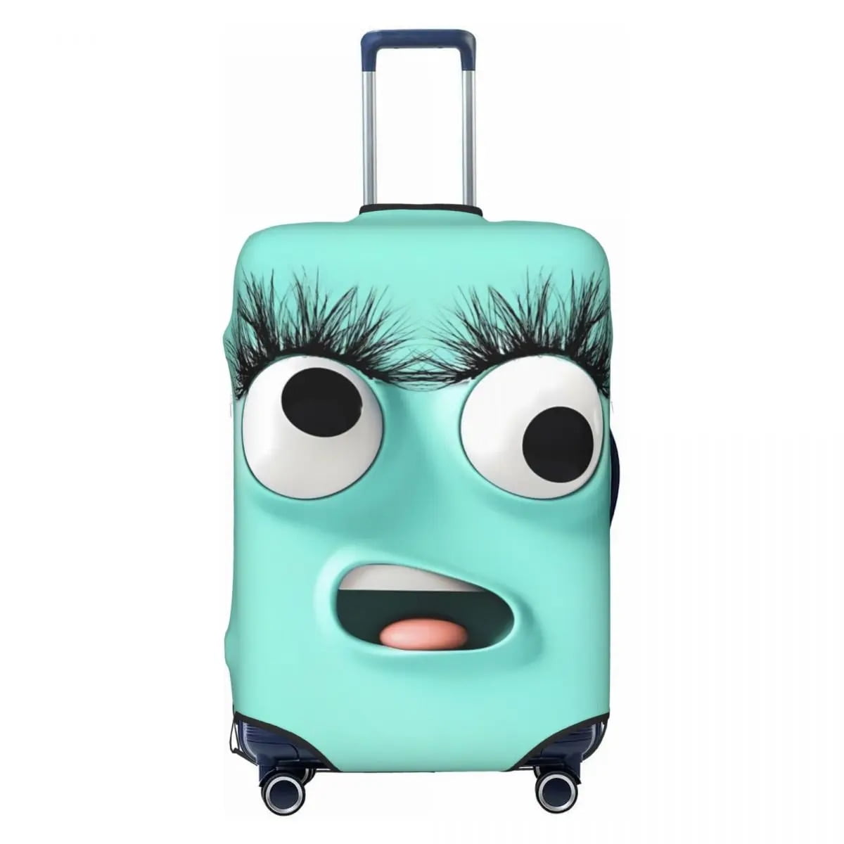 Funny Expression Suitcase Cover Holiday 3d Cartoon Face Fun Luggage ...