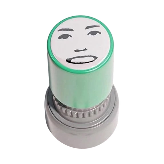 Funny Expressions Stamp, Cute Photo-Sensitive Seal Set, Funny Game Characters Face Stamp for Teacher Award, Classroom Rewards, Journaling, Scrapbooking, DIY Crafts, 2.48"x1.34"