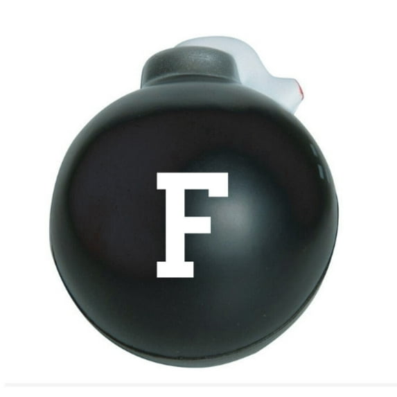 Funny F Bomb Gag Gift Office Prank Stress Ball Now BIGGER and sits up