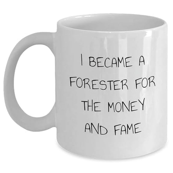 Funny F ester Gifts From Friends, Thoughtful Valentine's Day Unique Gifts F F ester Men, White Coffee Mug Quote I Became A F ester F The Money And Fame