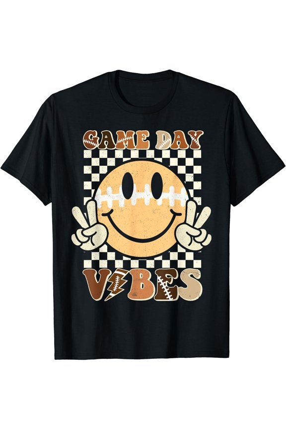 Funny Face American Football Game Day Vibes Sport Women Girl T-Shirt, Unisex T-Shirt
