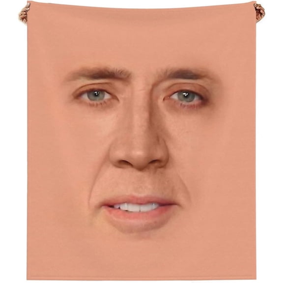 Funny Face Blanket Flannel Fleece Throw Blankets 50"X40" Soft Cozy Winter Fall Blanket Fuzzy Plush Home Decor For Couch Bed Sofa Living Room Bedroom