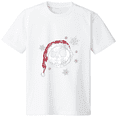 thumbnail image 1 of Funny Face Christmas Personalized Pattern Printed T-shirt 3508110_white, 1 of 3