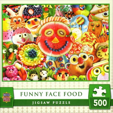 Funny Face Food 500 Piece Puzzle