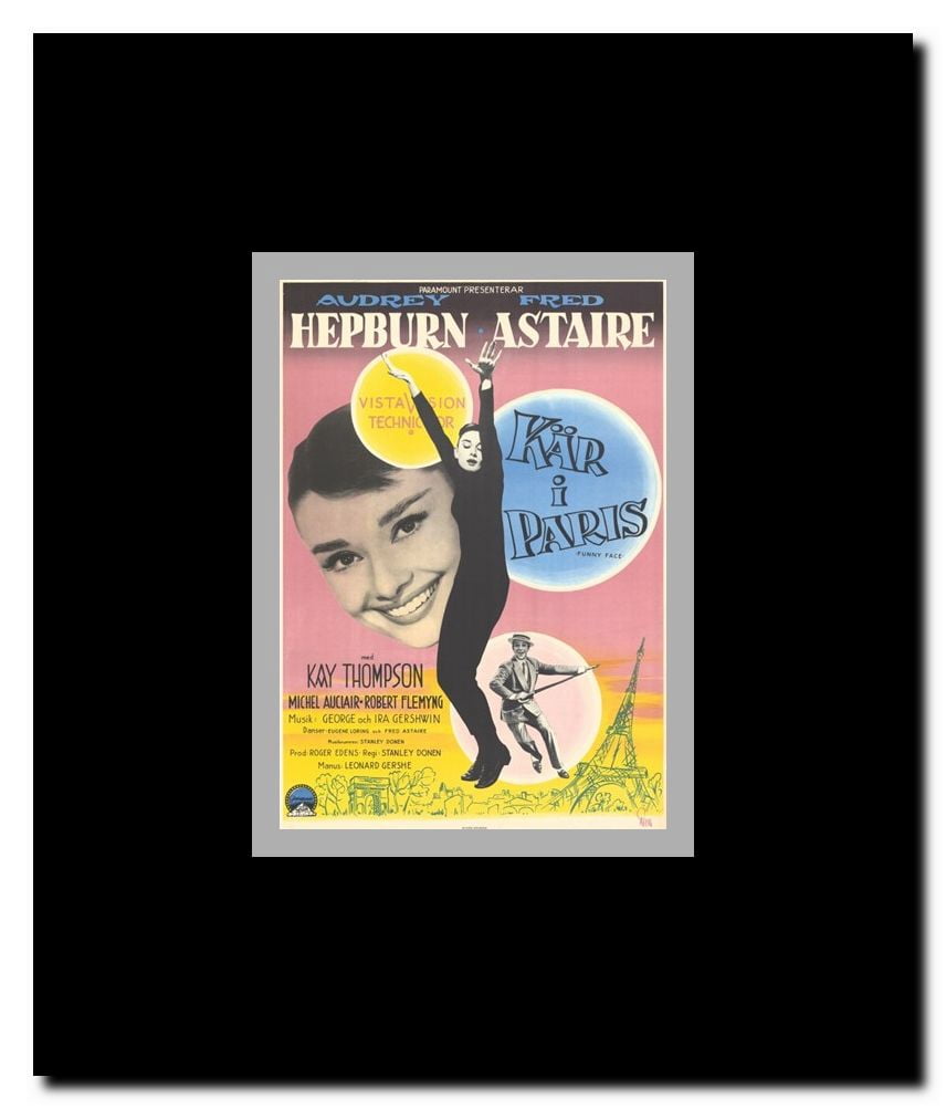 Funny Face Framed Movie Poster