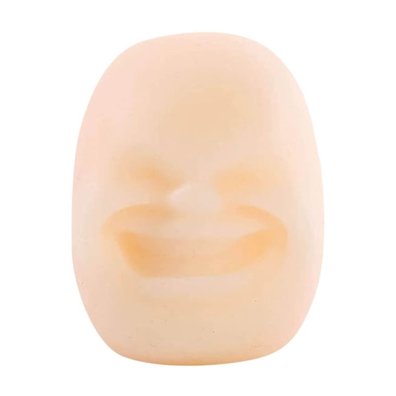 Funny Face Prank Ball, Novelty Stress Relief Squeeze for Adult, Soft Slow Rising Fidget with Wacky Expression, Funny Gift & Office Humor for Anxiety Relief & Mood Boosting