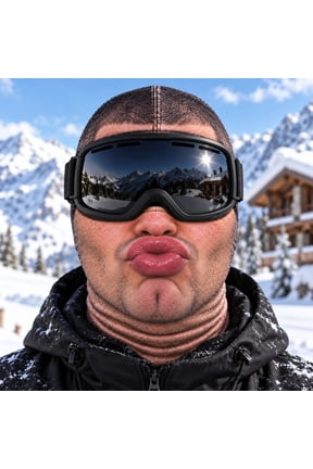 Ski Mask Expressions Balaclava 3D Printed Full Face Winter With Open Eye Hole, Novelty Family Faces Cover for Skiing Snowboarding Outdoor Parties and Funny Gifts