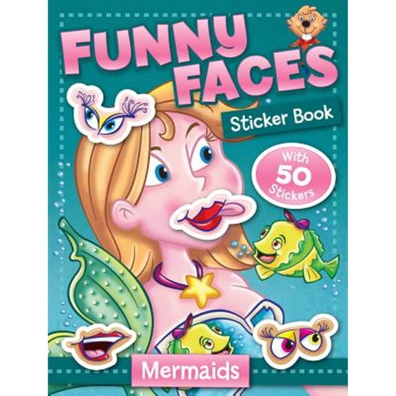 Pre-Owned Funny Faces Sticker Book: Mermaids (Paperback 9781770662568) by Beaver Books (Editor)